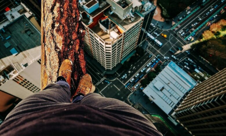 Comiendo al borde del abismo, y los riesgos sin sentido