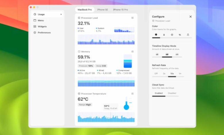 Utilizar Usage para examinar la actividad de tu dispositivo Apple