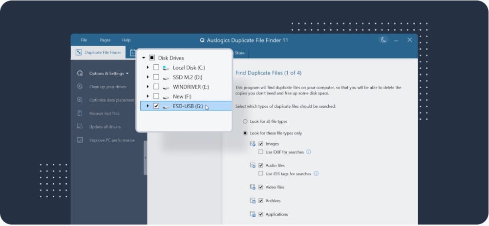 Auslogics Duplicate File Finder